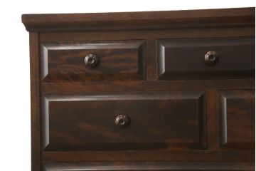 中古　北海道民芸家具　HM533　和洋どちらのインテリアにも合わせやすいチェスト(定価約25万円)(タンス、整理箪笥、引き出し)(R-059939)