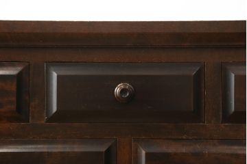 中古　北海道民芸家具　HM533　和洋どちらのインテリアにも合わせやすいチェスト(定価約25万円)(タンス、整理箪笥、引き出し)(R-059939)