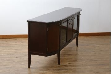 中古　美品　モリシゲ(MORISHIGE/森繁)　シンフォニー65　ヨーロピアンなデザインがステキなサイドボード(サイドキャビネット、収納棚、戸棚)(定価約61万円)(R-059964)