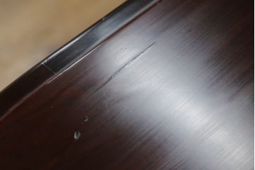 中古　美品　モリシゲ(MORISHIGE/森繁)　シンフォニー65　ヨーロピアンなデザインがステキなサイドボード(サイドキャビネット、収納棚、戸棚)(定価約61万円)(R-059964)