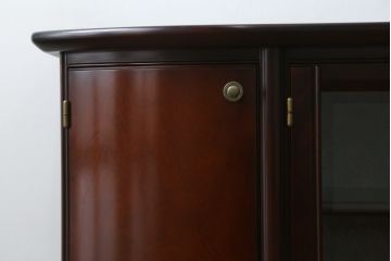 中古　美品　モリシゲ(MORISHIGE/森繁)　シンフォニー65　ヨーロピアンなデザインがステキなサイドボード(サイドキャビネット、収納棚、戸棚)(定価約61万円)(R-059964)