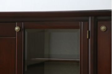 中古　美品　モリシゲ(MORISHIGE/森繁)　シンフォニー65　ヨーロピアンなデザインがステキなサイドボード(サイドキャビネット、収納棚、戸棚)(定価約61万円)(R-059964)