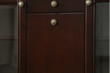 中古　美品　モリシゲ(MORISHIGE/森繁)　シンフォニー65　ヨーロピアンなデザインがステキなサイドボード(サイドキャビネット、収納棚、戸棚)(定価約61万円)(R-059964)
