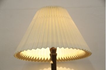 中古　美品　松本民芸家具　和洋折衷の空間におすすめなA型スタンド(シェード、テーブルスタンド、卓上照明、テーブルライト)(R-059967)