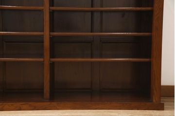 中古　美品　総欅(ケヤキ)材　和モダンな雰囲気を醸し出す水屋箪笥サイドボード(サイドキャビネット、食器棚、戸棚、収納棚)(R-059969)