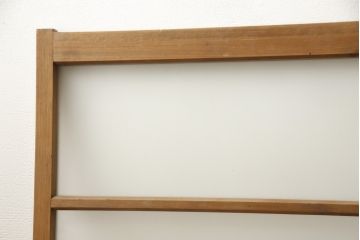 アンティーク建具　昭和レトロな雰囲気漂うすりガラス入りの引き戸2枚セット(窓、ガラス戸)(R-059980)