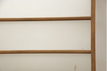 アンティーク建具　昭和レトロな雰囲気漂うすりガラス入りの引き戸2枚セット(窓、ガラス戸)(R-059980)