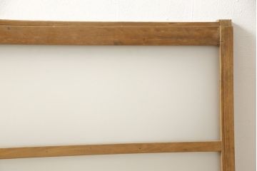アンティーク建具　昭和レトロな雰囲気漂うすりガラス入りの引き戸2枚セット(窓、ガラス戸)(R-059980)