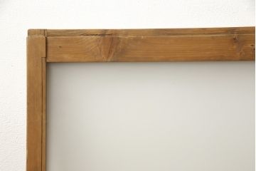 アンティーク建具　昭和レトロな雰囲気漂うすりガラス入りの引き戸2枚セット(窓、ガラス戸)(R-059980)