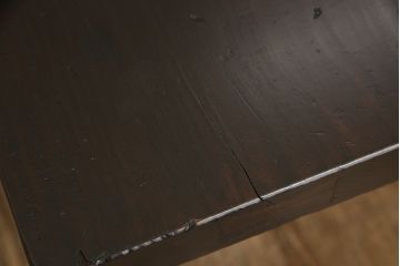 和製ビンテージ 　杉材　天板一枚板　天板や脚のデザインが凝っているコンテンポラリーデザインの座卓(ヴィンテージ、ローテーブル)(R-059982)
