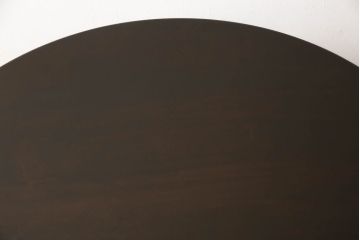 中古　美品　特注品　松本民芸家具　クラシカルな雰囲気が漂うE型ラウンドテーブル(丸テーブル、ダイニングテーブル、2人掛け)(R-059984)