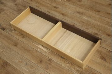 中古　美品　伝統工芸　軽井沢彫り　和モダンな雰囲気漂う本箱(収納棚、戸棚、ブックケース、書棚、飾り棚、キャビネット)(R-060035)