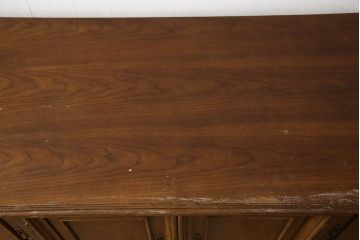 アメリカヴィンテージ　DREXEL HERITAGE(ドレクセルヘリテイジ)　アメリカモデル　マホガニー材を使用したクラシカルな佇まいのサイドボード(ビンテージ、サイドキャビネット、リビングボード、収納棚、戸棚)(R-060052)