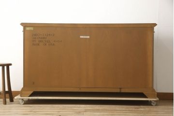 アメリカヴィンテージ　DREXEL HERITAGE(ドレクセルヘリテイジ)　アメリカモデル　マホガニー材を使用したクラシカルな佇まいのサイドボード(ビンテージ、サイドキャビネット、リビングボード、収納棚、戸棚)(R-060052)