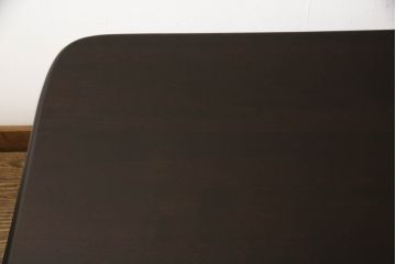 中古　美品　松本民芸家具　クラシカルな脚がおしゃれなT型食卓(ダイニングテーブル、4人掛け、6人掛け、作業台)(R-060055)
