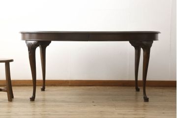 中古　サァラ麻布取り扱い　アメリカ最高級ブランド　センチュリー(CENTURY)　上品な佇まいが魅力的なエクステンションダイニングテーブル(エクステンションテーブル、食卓、4人掛け、6人掛け、8人掛け)(定価約160万円)(R-060056)