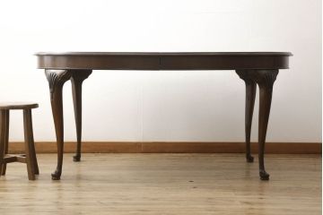 中古　サァラ麻布取り扱い　アメリカ最高級ブランド　センチュリー(CENTURY)　上品な佇まいが魅力的なエクステンションダイニングテーブル(エクステンションテーブル、食卓、4人掛け、6人掛け、8人掛け)(定価約160万円)(R-060056)