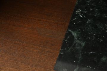 高級ビンテージ　凝った意匠が美しい組み立て式ロールトップデスク(ヴィンテージ、ワークデスク、机　在宅ワーク用、在宅用)(R-060065)