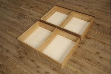 高級ビンテージ　凝った意匠が美しい組み立て式ロールトップデスク(ヴィンテージ、ワークデスク、机　在宅ワーク用、在宅用)(R-060065)