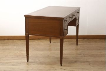 中古　DREXEL HERITAGE(ドレクセルヘリテイジ)　Triune(トライユン)　モダンクラシックなデザインがステキなニーホールデスク(両袖デスク、机、ワークデスク、在宅用、在宅ワーク用)(定価約41万円)(R-060066)