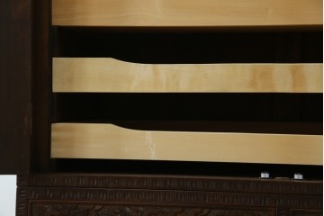 ★J様専用・決済用★中古　美品　伝統工芸　軽井沢彫り　満開の桜の彫刻が見事な衣装盆付きの重ね箪笥　(R-060068)