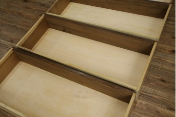 ★J様専用・決済用★中古　美品　伝統工芸　軽井沢彫り　満開の桜の彫刻が見事な衣装盆付きの重ね箪笥　(R-060068)