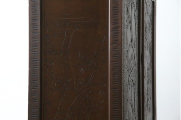 ★J様専用・決済用★中古　美品　伝統工芸　軽井沢彫り　満開の桜の彫刻が見事な衣装盆付きの重ね箪笥　(R-060068)