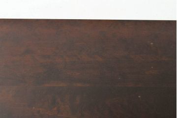 中古 北海道民芸家具 #404高座卓 #694高座椅子(板座) 希少な絶版品! シックで落ち着いた空間づくりに活躍する高座卓ダイニングセット(ダイニングテーブル、4人掛け、4P、ダイニングチェア、板座チェア、椅子、イス、いす、食卓)(定価約52万円)(R-060091)