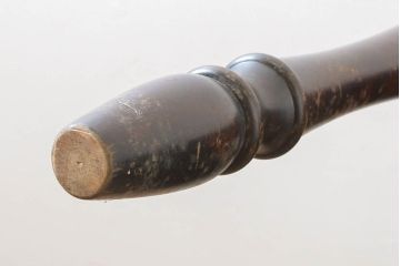 中古　北海道民芸家具　細身の脚が上品な印象を高めるダイニングテーブル(4人掛け、食卓)(R-060093)