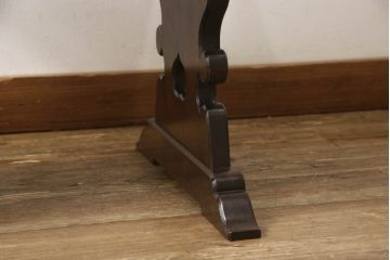 和製ビンテージ　松本民芸家具　脚の透かし彫りが目を引く#14型茶卓(サイドテーブル、コーヒーテーブル、ヴィンテージ)(R-060131)