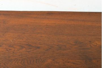 イギリスアンティーク　特大!!　極厚天板　オーク材製　重厚な佇まいが存在感を放つダイニングテーブル(作業台、4人掛け、6人掛け)(R-060132)