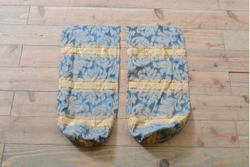 中古　展示品　超美品　ベーカー(Baker)　華やかなファブリックのデザインが目を惹く1人掛けソファ(1P、アームソファ、アームチェア)(定価約50万円)(R-060135)