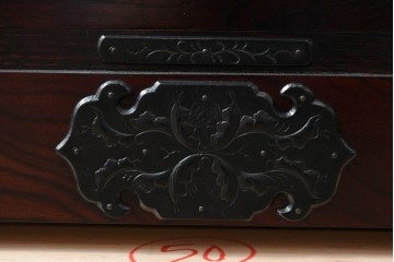 中古　美品　岩谷堂箪笥　希少サイズ　重厚感のある金具が魅力的な重ね箪笥　(R-060137)