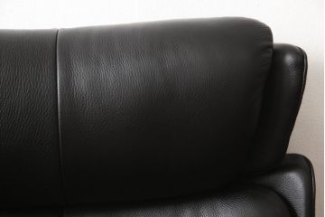 中古　美品　EKORNES(エコーネス)　Stressless Magic(ストレスレス マジック)　シグニチャー　Mサイズ　本革　オットマン付きストレスレスチェア(レザー、リクライニングチェア、一人掛けソファ、1P、アームチェア)(定価約66万円)(R-060138)