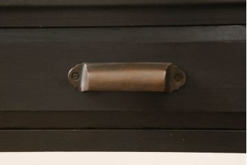和製アンティーク　大正ロマンの雰囲気漂うろくろ脚が上品なコンソールテーブル(サイドテーブル、飾り台)(R-060139)