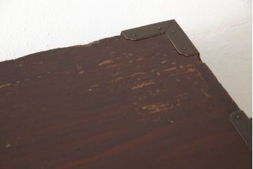 和製アンティーク　中桐材　艶やかな黒漆塗りが美しい庄内箪笥(時代箪笥、和タンス、桐たんす、桐箪笥、引き出し)(R-060140)