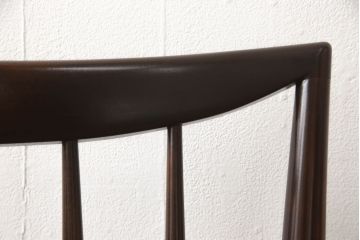 ビンテージ　美品　松本民芸家具　220F型　シックな佇まいが魅力的なチェア(ヴィンテージ、ダイニングチェア、板座チェア、椅子)(R-060155)