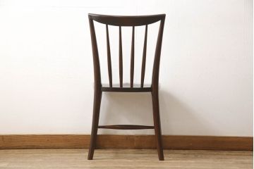 ビンテージ　美品　松本民芸家具　220F型　シックな佇まいが魅力的なチェア(ヴィンテージ、ダイニングチェア、板座チェア、椅子)(R-060155)