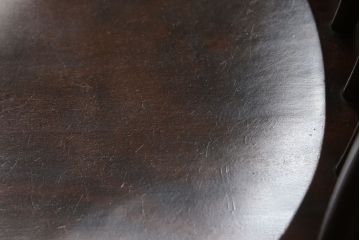 中古　松本民芸家具　220F型　シックな佇まいが魅力的なチェア2脚セット(ダイニングチェア、板座チェア、椅子、イス)(R-060165)