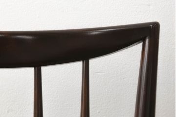 中古　松本民芸家具　220F型　シックな佇まいが魅力的なチェア2脚セット(ダイニングチェア、板座チェア、椅子、イス)(R-060166)