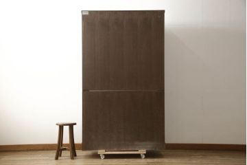 中古　美品　岩谷堂箪笥　見事な金具と美しい杢目が魅力の重ね箪笥(引き出し、衣装箪笥、収納タンス、洋服箪笥)(R-060181)