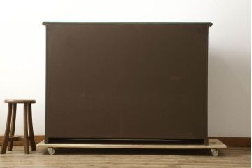 中古　超美品　イタリア最高級!!　IDC大塚家具取り扱い　ジエンメ(Giemme)　すっきりとした上品なデザインが高級な雰囲気を醸し出すサイドボード(サイドキャビネット、収納棚)(定価約120万円)(R-060196)
