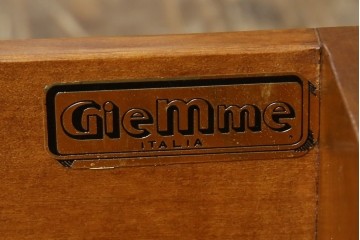 中古　超美品　イタリア最高級!!　IDC大塚家具取り扱い　ジエンメ(Giemme)　すっきりとした上品なデザインが高級な雰囲気を醸し出すサイドボード　定価約120万円相当　(R-060196)