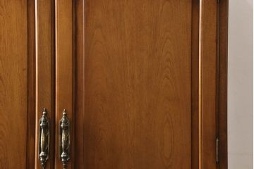 中古　美品　横浜ダニエル(daniel)　アーリーアメリカン　気品ある佇まいが魅力的なワードローブ(洋服タンス)(定価約100万円)(R-060198)