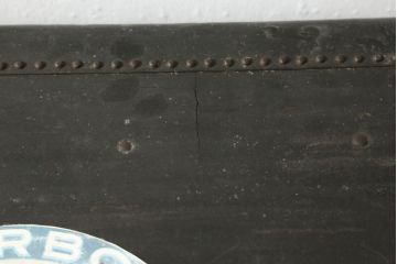 アンティーク雑貨　APOLLO　ディスプレイとしてもおすすめ!古びた佇まいが魅力の船トランク(収納、ローテーブル、センターテーブル)(R-060204)