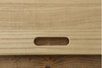 中古　六尺　明るい木肌が上品な雰囲気を醸し出す加茂桐箪笥(胴丸、桐たんす、着物箪笥、衣装箪笥、収納箪笥、和タンス、引き出し)(定価約240万円)(R-060205)