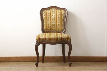 中古　DREXEL HERITAGE(ドレクセルヘリテイジ)　クラシックなデザインがステキなチェア(椅子、イス、ダイニングチェア)(R-060211)