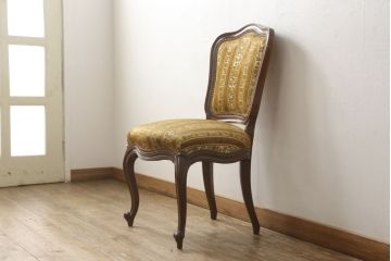 中古　DREXEL HERITAGE(ドレクセルヘリテイジ)　クラシックなデザインがステキなチェア(椅子、イス、ダイニングチェア)(R-060211)