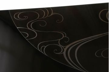 中古　美品　大振り　最高級!!　輪島塗　蒔絵のデザインが上品で美しい螺鈿入りの折り畳み衝立(つい立て、パーテーション、折りたたみ)(定価約550万円)(R-060226)