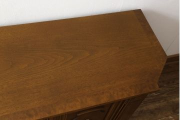 中古　マホガニー材　DREXEL HERITAGE(ドレクセルヘリテイジ)　FRANCESCA(フランチェスカ)シリーズ　クリデンザ(クレデンザ、収納棚、サイドキャビネット、サイドボード、戸棚)(定価約90万円)(R-060259)